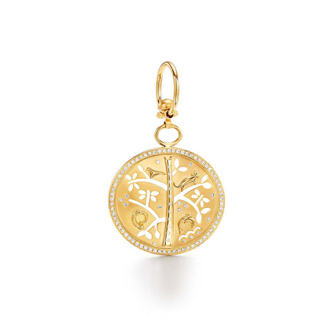 Temple St. Clair 18K Yellow Gold Tree of Life Pendant