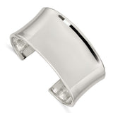 Sterling Silver 30mm Cuff Bangle