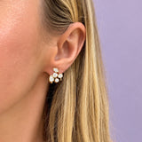 Kwiat Starry Night Bezel Diamond Earrings in 18k Yellow Gold