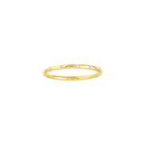 14K Diamond Stations Thin Band Ring