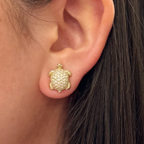 Turtle earrings