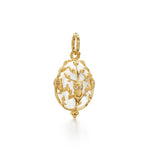 Temple St. Clair 18K yellow gold Owl amulet