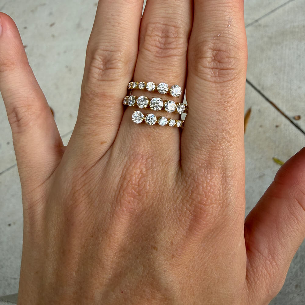 Triple Wrap Diamond Ring