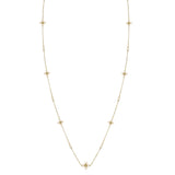 14k Yellow Gold Pearl Necklace