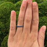 Platinum Channel Set Sapphire Eternity Band