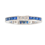 sapphire and diamond band