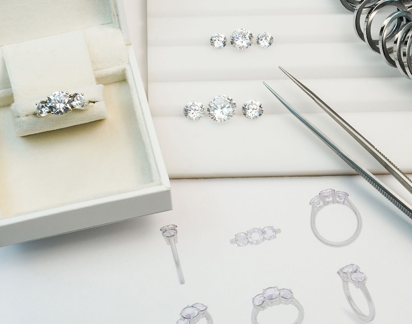 Shared Prong Set Diamond Eternity Band, 2.4 Carats – Laura Pearce Ltd.
