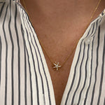 diamond star pendant necklace 