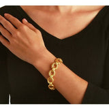 Elizabeth Locke 19K Yellow Gold "Borghese" Link Bracelet