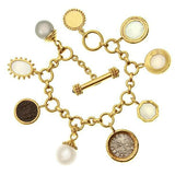 Elizabeth Locke 19K Yellow Gold "Tiny Charm Bracelet"