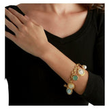 Elizabeth Locke 19K Yellow Gold "Tiny Charm Bracelet"