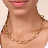 14K Yellow Gold Large Oval Link Chain