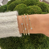 14K Yellow Gold Bujukan Wrap Diamond Bangle