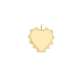 14K Yellow Gold Heart Pendant