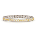 Jude Frances Sterling Silver & 18K Yellow Gold Milgrain Bracelet with Diamonds