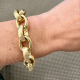 Estate 18K Yellow Gold Link Bracelet