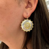 Silver and Gold Earrings