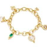 Temple St. Clair 18K Yellow Gold Charm Bracelet