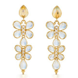 Temple St Clair 18K Luna Flutter Drop Earrings