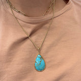 Turquoise Pendant with Clasp
