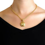 Elizabeth Locke 19K Yellow Gold 'Fat Bee' Pendant