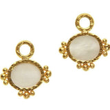 Elizabeth Locke 19K Yellow Gold 'Dolphin' earring charms