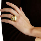 Elizabeth Locke 19K Yellow Gold "Fat Bee" Ring