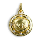 Elizabeth Locke 19K Yellow Gold 'Roman Horse' Pendant
