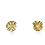 Temple St. Clair 18K Yellow Gold Diamond Studs