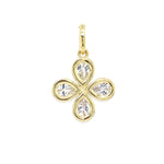 White sapphire pendant