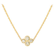 LPL Signature Collection 18k Yellow Gold Large Anderson Diamond Necklace