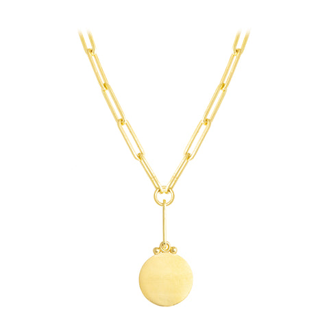 LPL Signature Collection 18k Yellow Gold Long Link Necklace