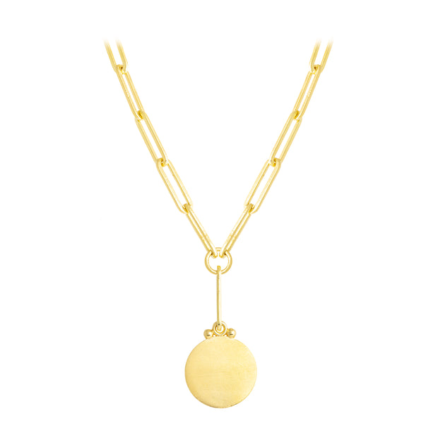 LPL Signature Collection 18k Yellow Gold Long Link Necklace