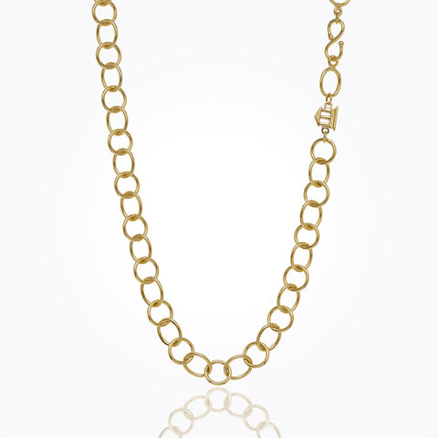 Temple St. Clair 18K Yellow Gold Classic Arno Chain - 32"