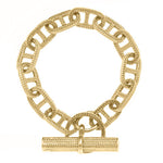 18 Karat Yellow Gold Link Bracelet