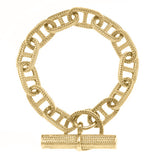 18 Karat Yellow Gold Link Bracelet