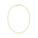 18K yellow gold small link chain necklace