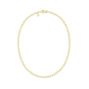 LPL Signature Collection 18k Yellow Gold Round Link Necklace