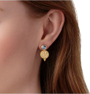 Temple St. Clair 18k Yellow Gold Diamond and Moonstone Cosmo Drops