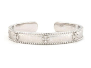 Jude Frances Sterling Silver Narrow Beaded Maltese Cuff