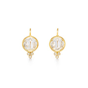 Temple St. Clair 18k Yellow Gold Crystal and Diamond Drops