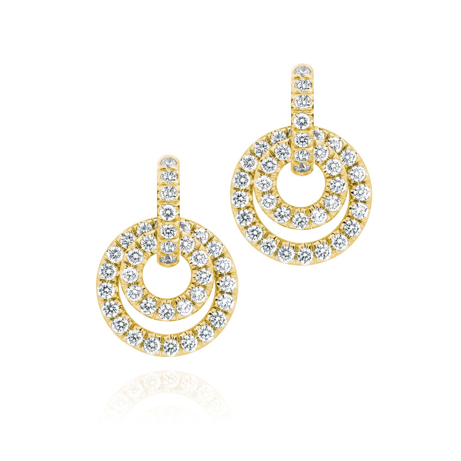 Gumuchian 18K gold convertible earrings