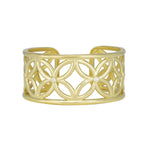 18KYellow Gold Garden Bracelet with diamonds designed by Laura Pearce
