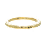 LPL Signature Collection 18 Karat Yellow Gold Hammered Band 2mm