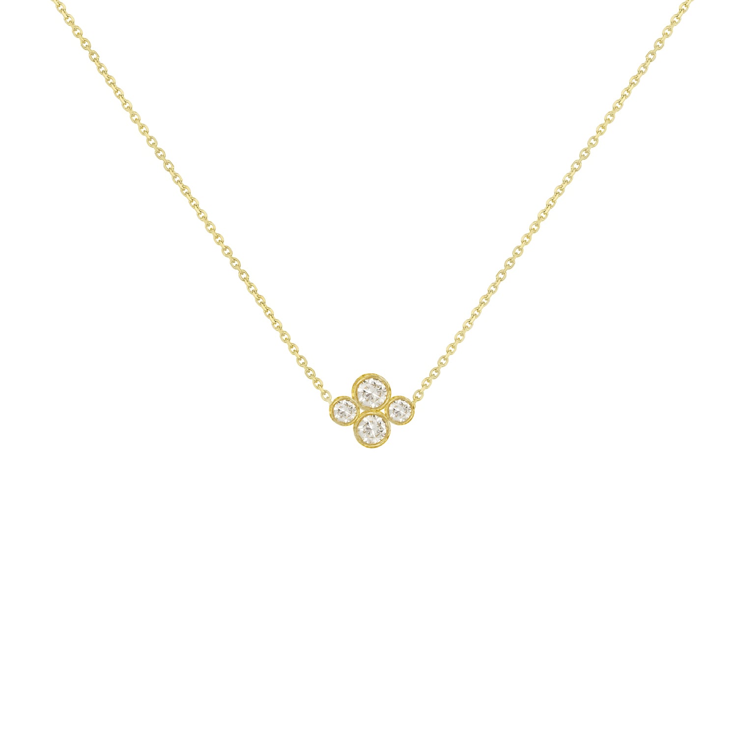 Lp Diamond Collection LPL Signature Collection 18k Yellow Gold 'Anderson' Diamond Necklace ...