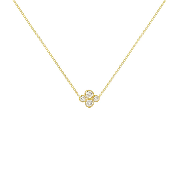 LPL Signature Collection 18k Yellow Gold Small Anderson Diamond Necklace