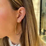LPL Signature Collection "Perri" Hoop Earrings in 18 Karat Yellow Gold
