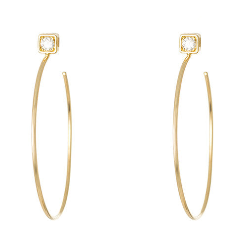 LPL Signature Collection "Perri" Medium Earrings in 18 Karat Yellow Gold