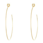 LPL Signature Collection "Perri" Hoop Earrings in 18 Karat Yellow Gold