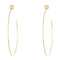 LPL Signature Collection "Perri" Hoop Earrings in 18 Karat Yellow Gold